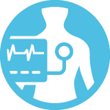 Icon Biventrikulärer Herzschrittmacher